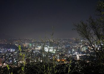 서울 야경 스카이라인