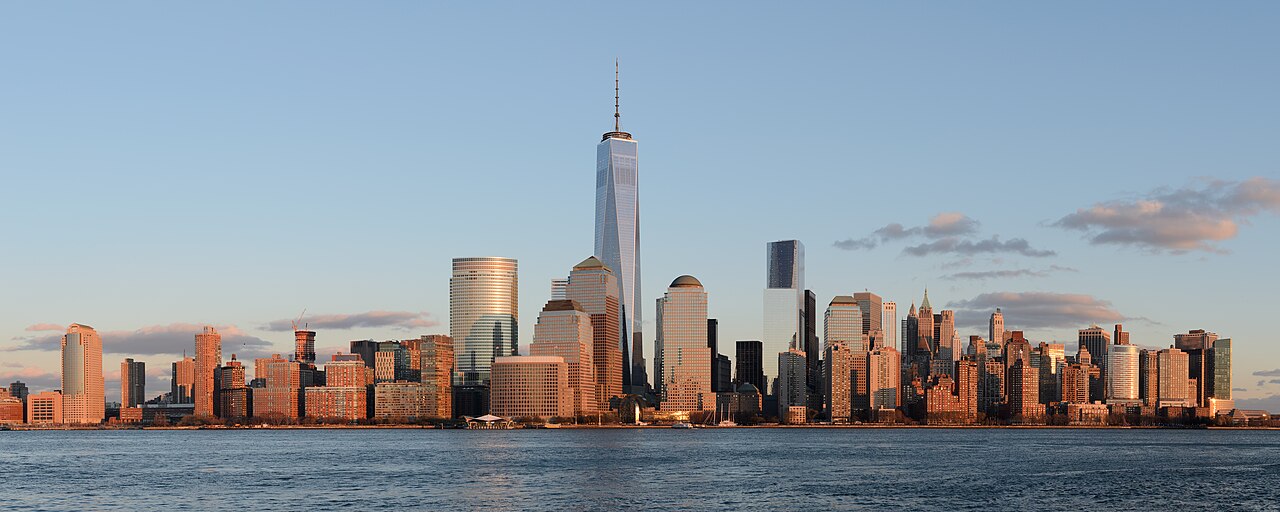 Lower Manhattan from Jersey City Novembe