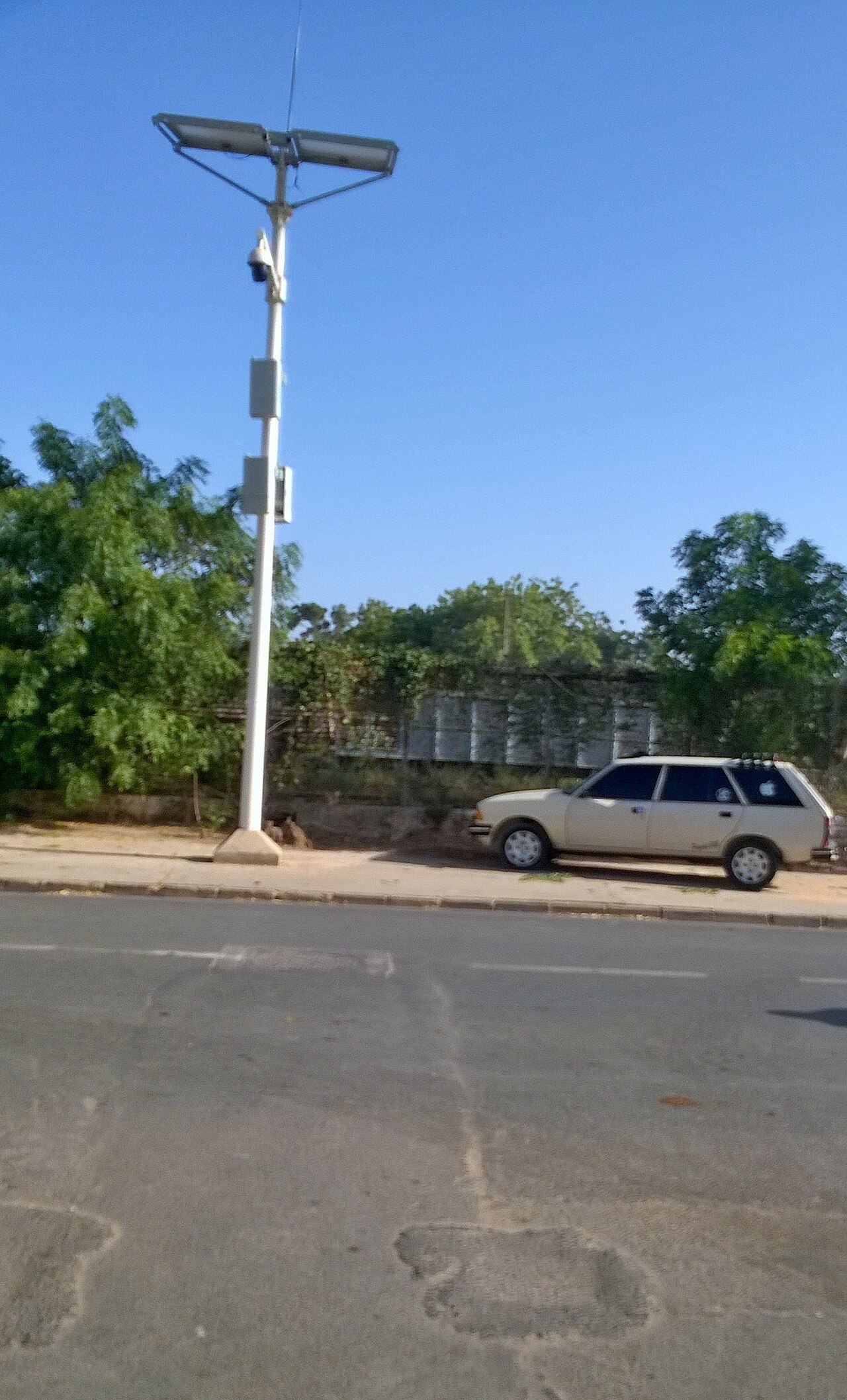 Surveillance camera in public roads