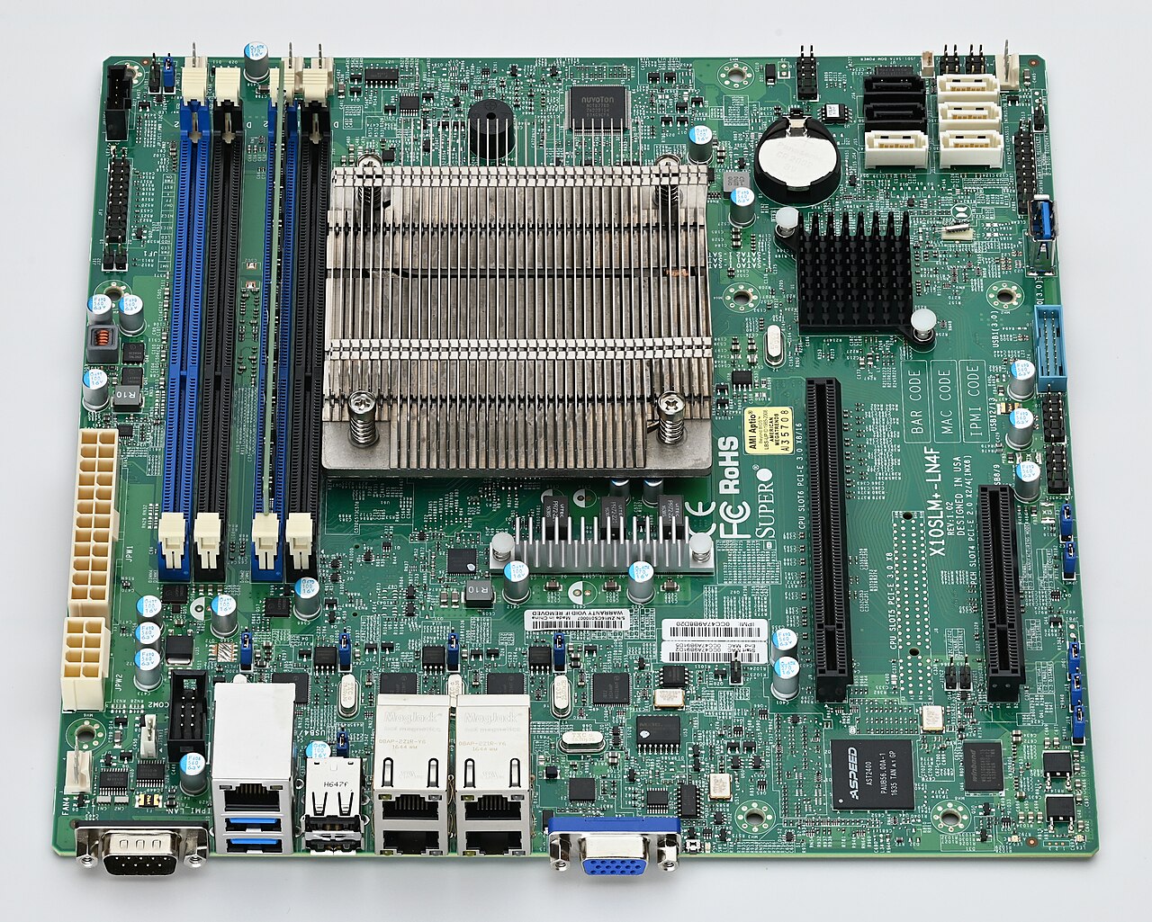 Supermicro X10SLM+-LN4F server motherboa