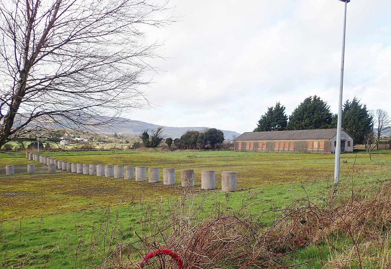 The disused cargo inspection park at ROI
