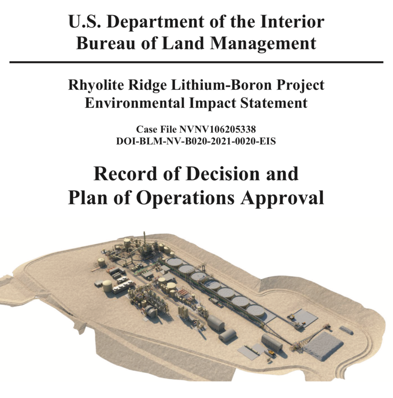 Rhyolite Ridge Lithium mine approval
