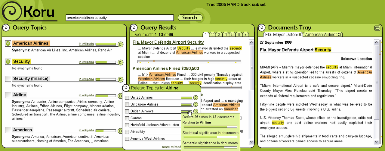 Koru-search-engine