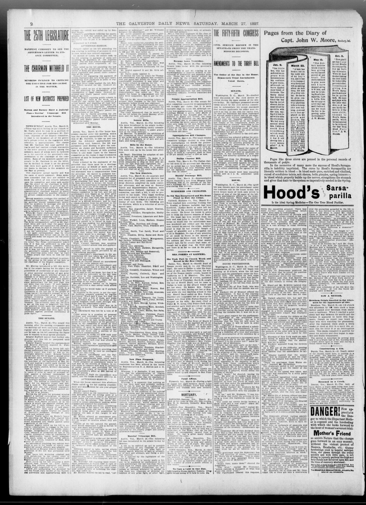 The Galveston Daily News. (Galveston, Te