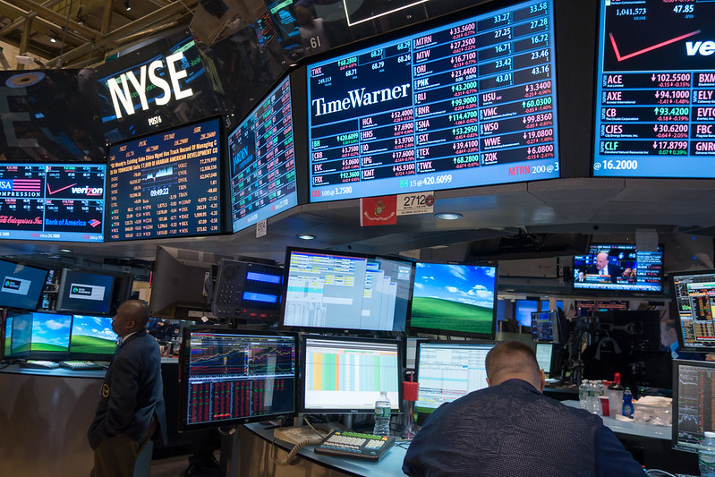 Trading Floor at the New York Stock Exch
