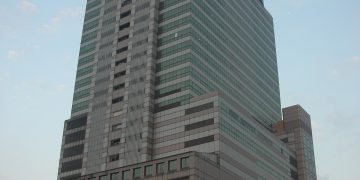 금융 지구 오피스 빌딩