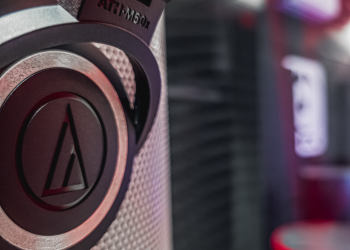 Audio recording studio headphones microphone