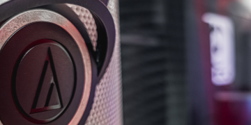 Audio recording studio headphones microphone