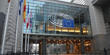 European Parliament building Brussels