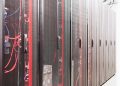 System with various wires managing access to centralized resource of server in data center