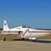 NASA's distinctive aircraft on a sunny day in Titusville, Florida runway.
