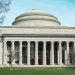The grand neoclassical architecture of MIT building showcasing its historic significance.