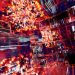 Abstract digital artwork featuring futuristic cubes with glowing neon lights and intricate patterns.