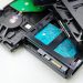 Stack of internal hard disk drives for digital storage on white background.