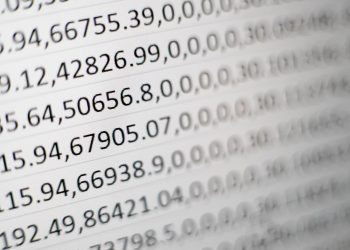white printing paper with numbers