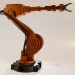 a robotic arm is connected to a computer mouse