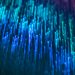 Dynamic image of luminous blue lines with a futuristic, cyberpunk feel.
