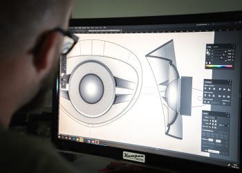 black flat screen computer monitor