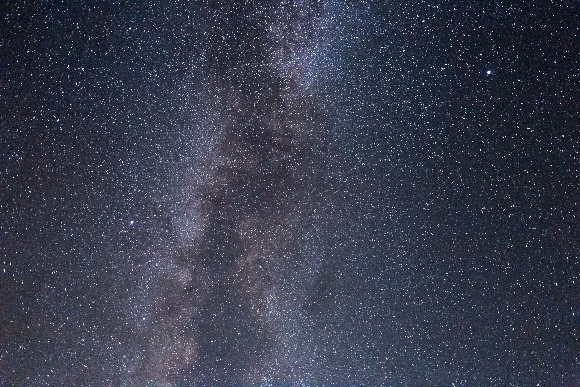 Captivating view of the starry sky featuring the Milky Way, perfect for astronomy enthusiasts.