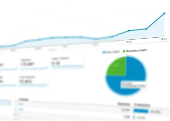 Abstract visualization of data analytics with graphs and charts showing dynamic growth.