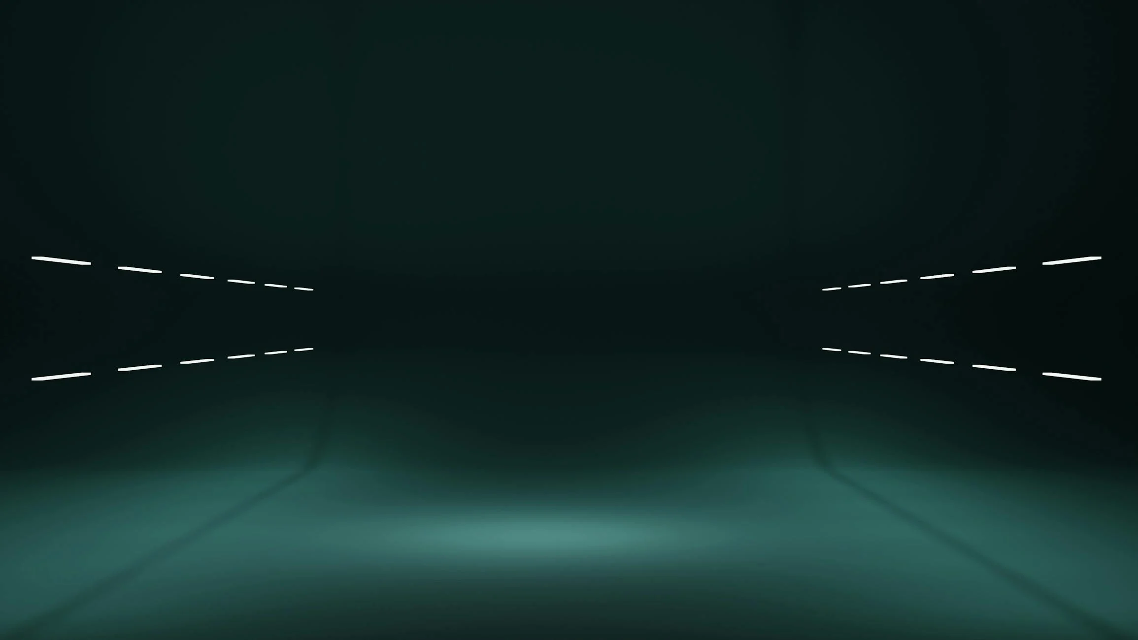 A dark, futuristic tunnel with glowing neon stripes creating an abstract effect.