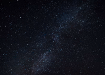 Captivating night sky with the Milky Way and countless stars shining brightly.