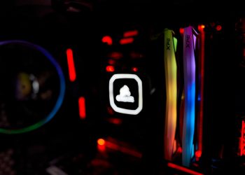 red green and blue neon light