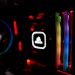 red green and blue neon light