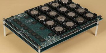 DARPA SyNAPSE 16 Chip Board