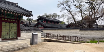 Explore the tranquil setting of Changdeokgung Palace, a UNESCO site in Seoul, South Korea.