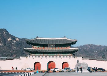 white and black temple