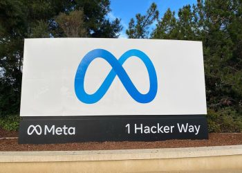 Meta Headquarters Sign