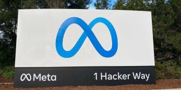 Meta Headquarters Sign