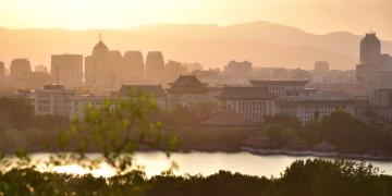 중국 AI 전문가·미중 — 베이징 스카이라인
