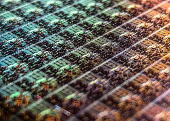 a close up view of a computer keyboard