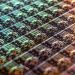 a close up view of a computer keyboard