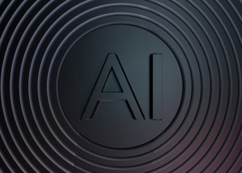 Concentric circles with ai logo in center