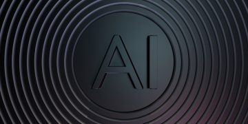 Concentric circles with ai logo in center