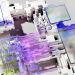 Colorful abstract 3D rendering showcasing AI and deep learning technology.