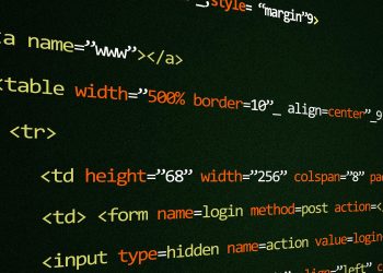 Close-up of HTML code lines highlighting web development concepts and techniques.