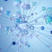 3D render abstract digital visualization depicting neural networks and AI technology.