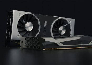 NVIDIA RTX 2080 그래픽카드 클로즈업