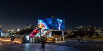 도심 LED 미디어월