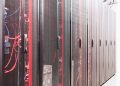 System with various wires managing access to centralized resource of server in data center