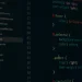 Close-up of colorful CSS code lines on a computer screen for web development.