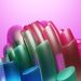 Dynamic colorful abstract art with vivid hues and smooth gradients.