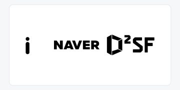 23세기아이들과 네이버 D2SF 공식 로고