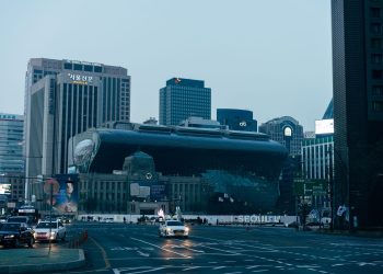 서울 도심 금융가 빌딩 전경