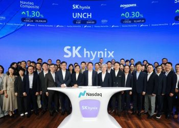 SK하이닉스 나스닥 ADR 거래 개시 행사