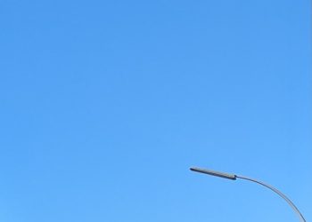 LED 가로등 교체 작업 자료사진